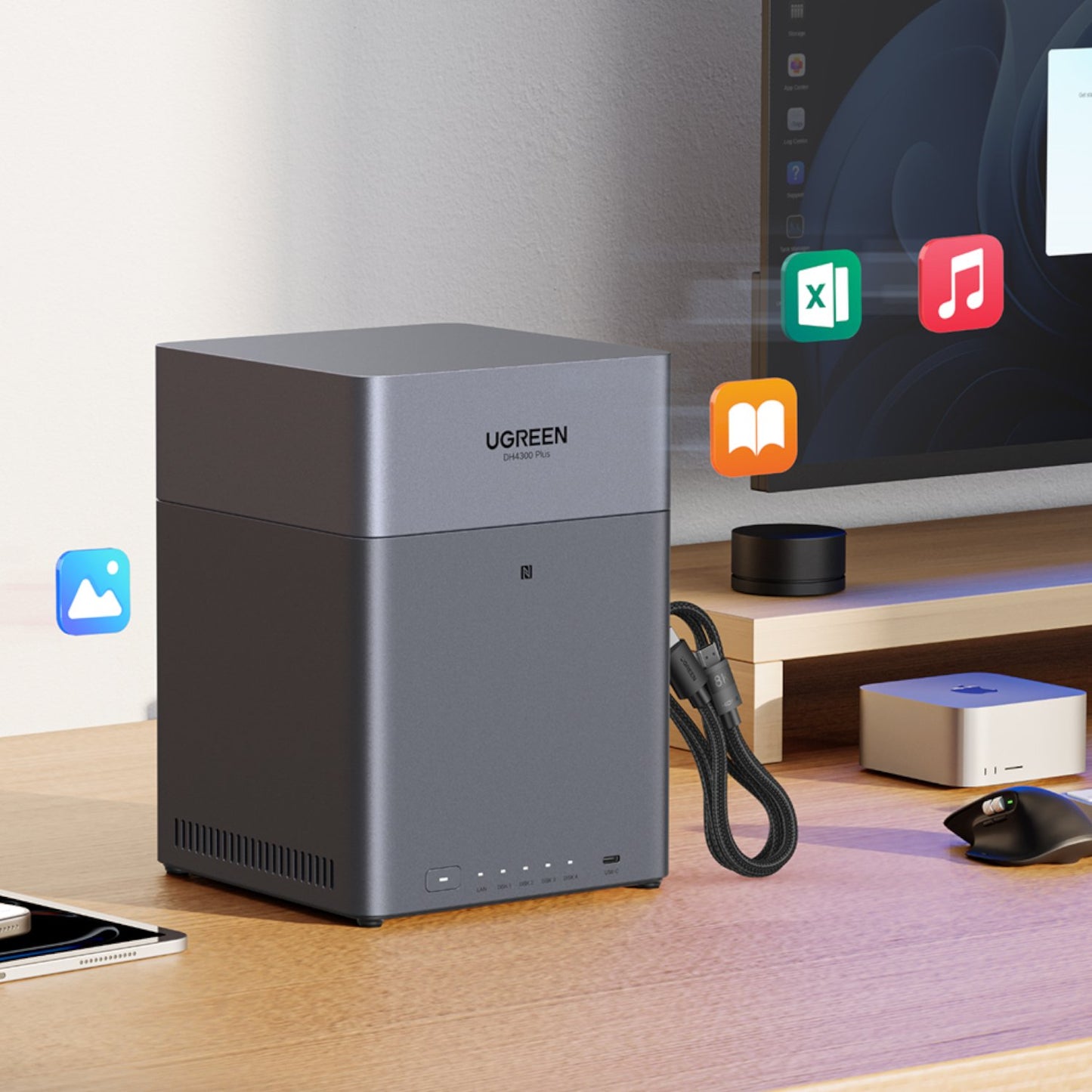 UGreen DH4300 PLUS 4-Bay NAS Storage