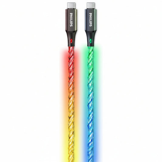 USB-C M-M Cable RGB 60W Fast Charging