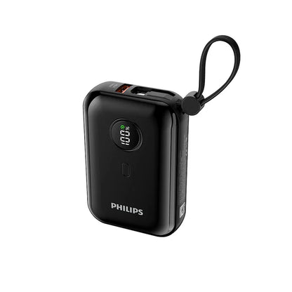 Philips 10,000mAh 22.5W PD Fast Charging Power Bank – Black