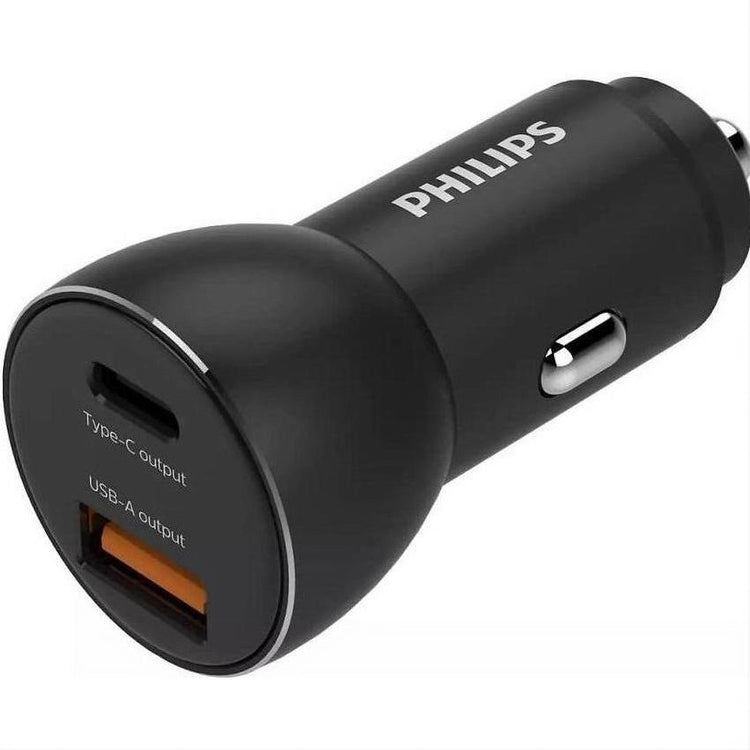Philips DLP2521/00 36W USB-C PD and USB-A dual-port car charger