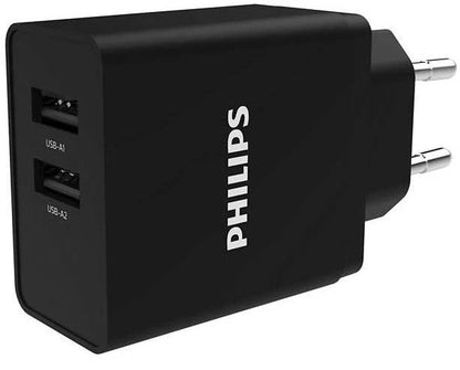 Philips Dual USB Wall Charger 15.5W 3.1A