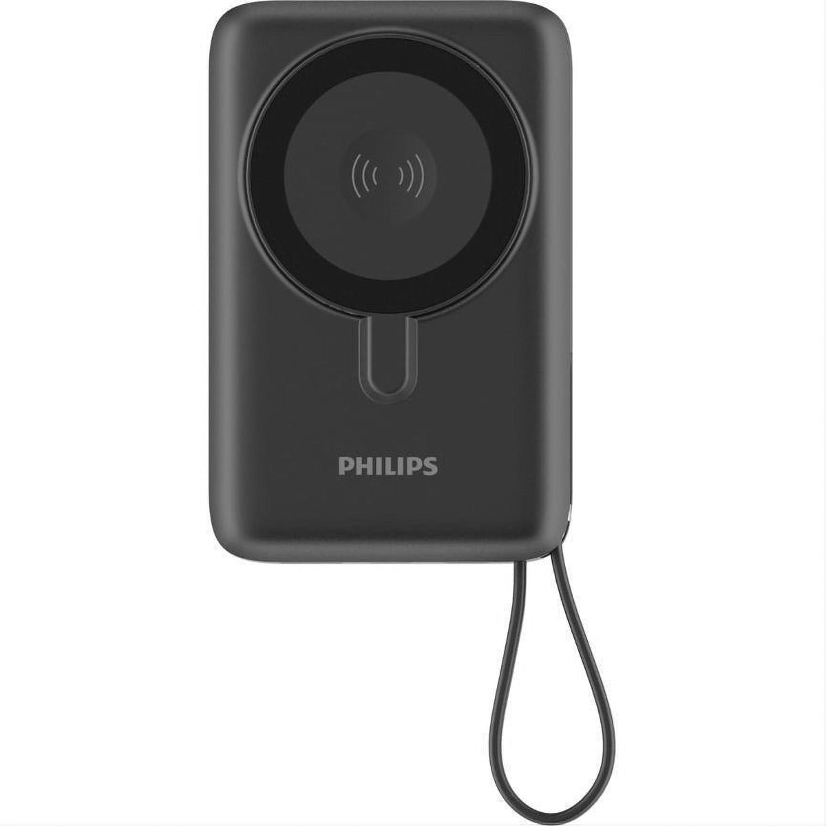 Philips 20,000mAh 22.5W Magnetic Wireless Power Bank – Black