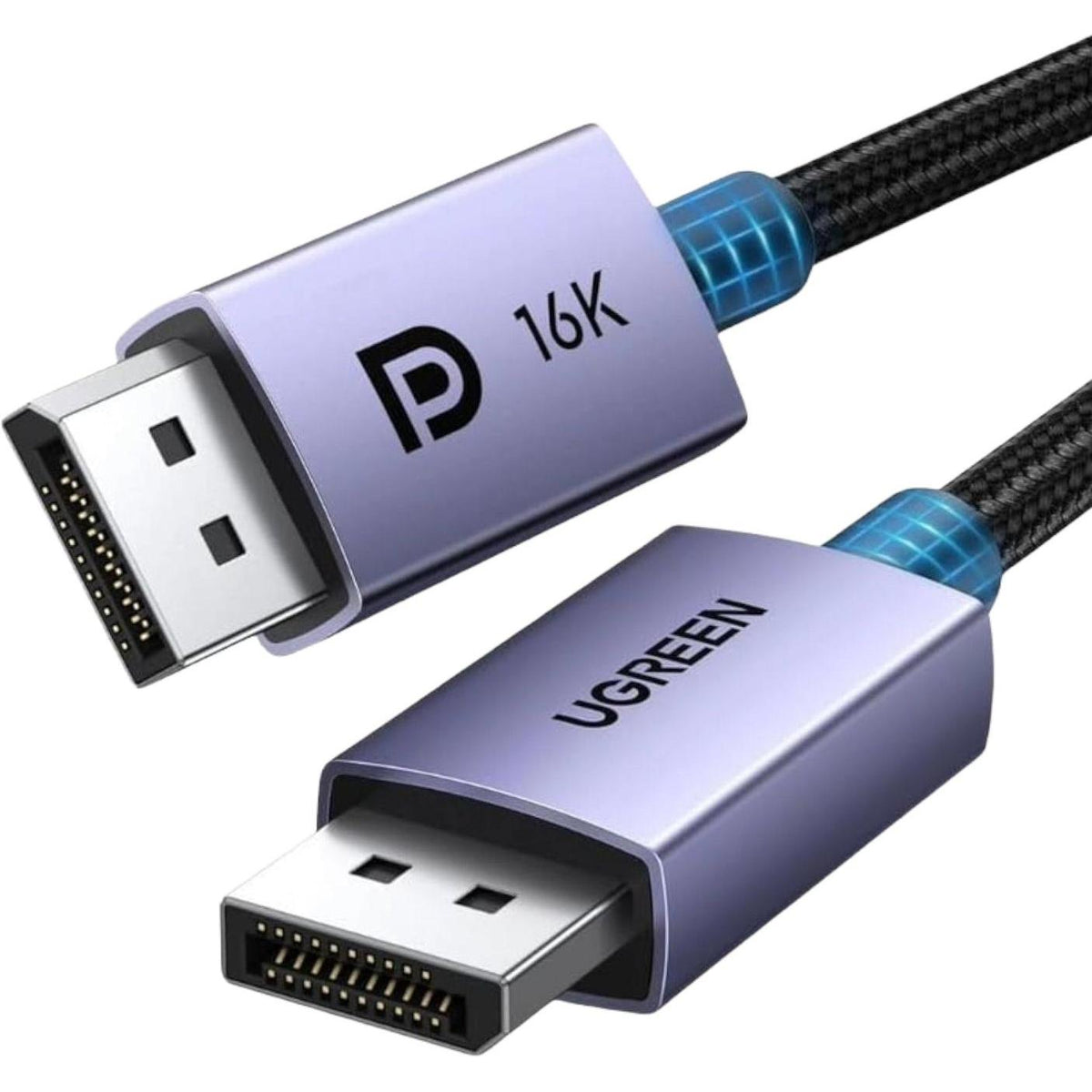 UGREEN DP2.1 Male to Male 16K Braided 2M Cable