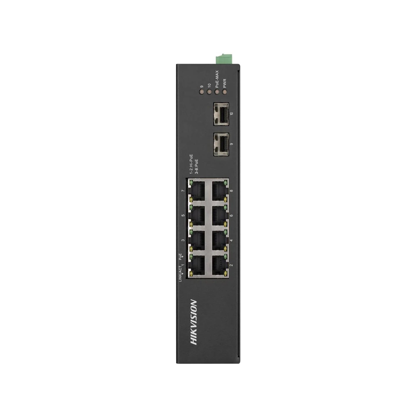 Hikvision 8 Port Gigabit Unmanaged Harsh POE Switch