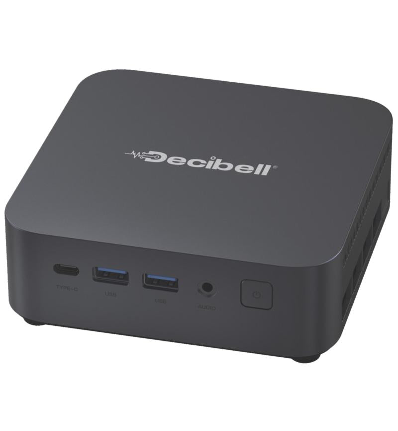 Decibell Mini Pc, AMD Ryzen 7, 16Gb, 512Gb, Windows 11 Pro compact mini PC for powerful multitasking and professional use.