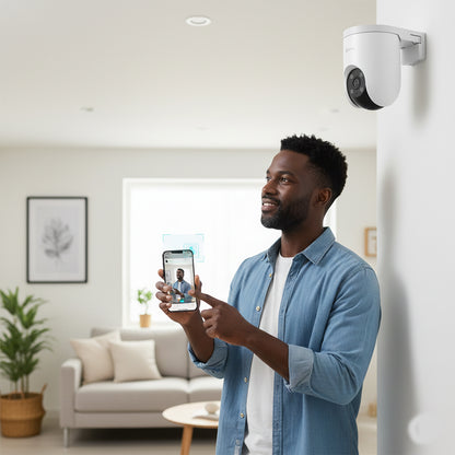 EZVIZ H8C Pro 3K 5MP Pan & Tilt Wi-Fi Camera with AI Tracking & 360° View