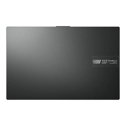 Black laptop with ASUS VivoBook logo on a white background