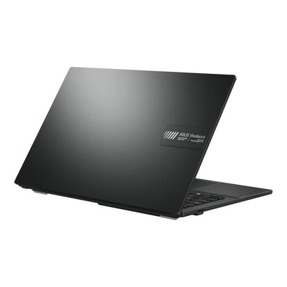 Black laptop with ASUS logo on a white background