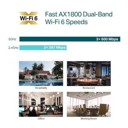 TP-Link Omada EAP613 AX1800 Ceiling Mount Wi-Fi 6 Access Point