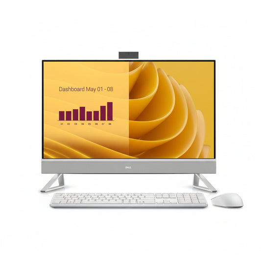 Dell 27 EC27250 all-in-one PC front view with narrow bezel display