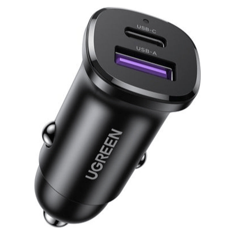 UGREEN Car Charger Fast Charging 30W 2Ports (EC305-25845) – full product view