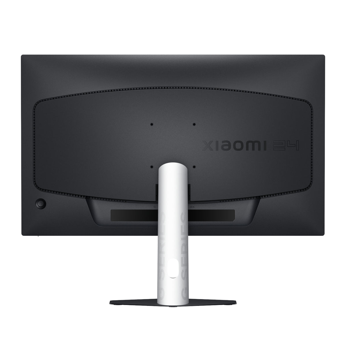 Xiaomi monitor with a white stand on a white background