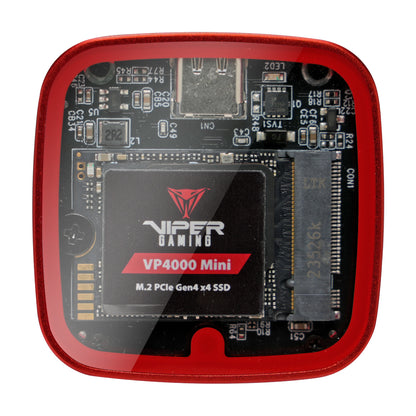 Patriot EV330 PCIe M.2 2230 USB 3.2 Gen2 Type-C SSD Enclosure 10Gbps Black
