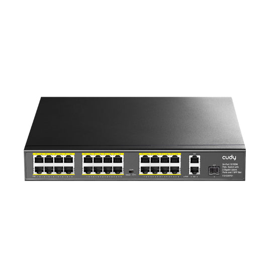cudy-24-port-unmanaged-poe-switch-rack-mount