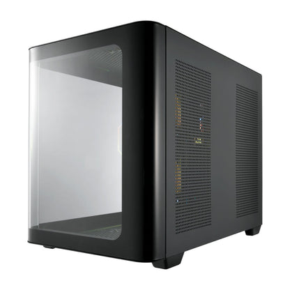FSP S380 ARGB M-ATX Mid Tower Gaming Chassis - Black