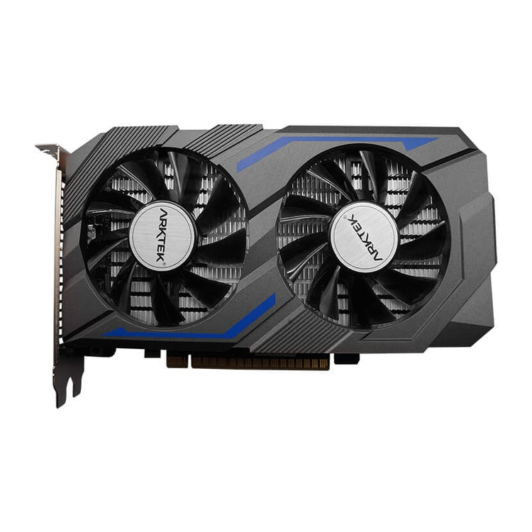 Arktek GTX 1650 4GB GDDR6 graphics card rear ports view