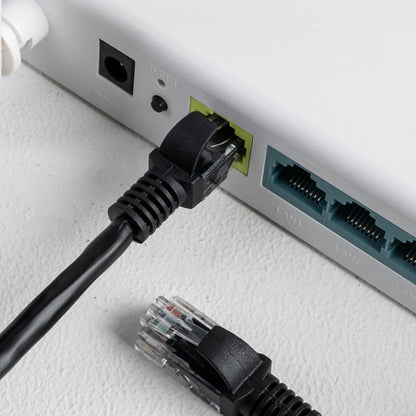 Gizzu Cat6 UTP Fly Lead Ethernet Network Cable 50cm – Black