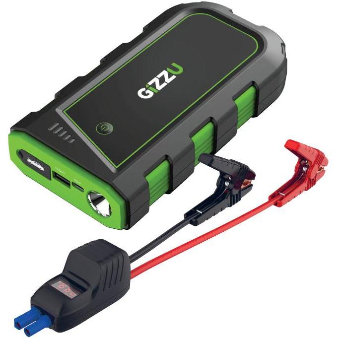 GIZZU 2000A Jump Starter 16000mAh - Black