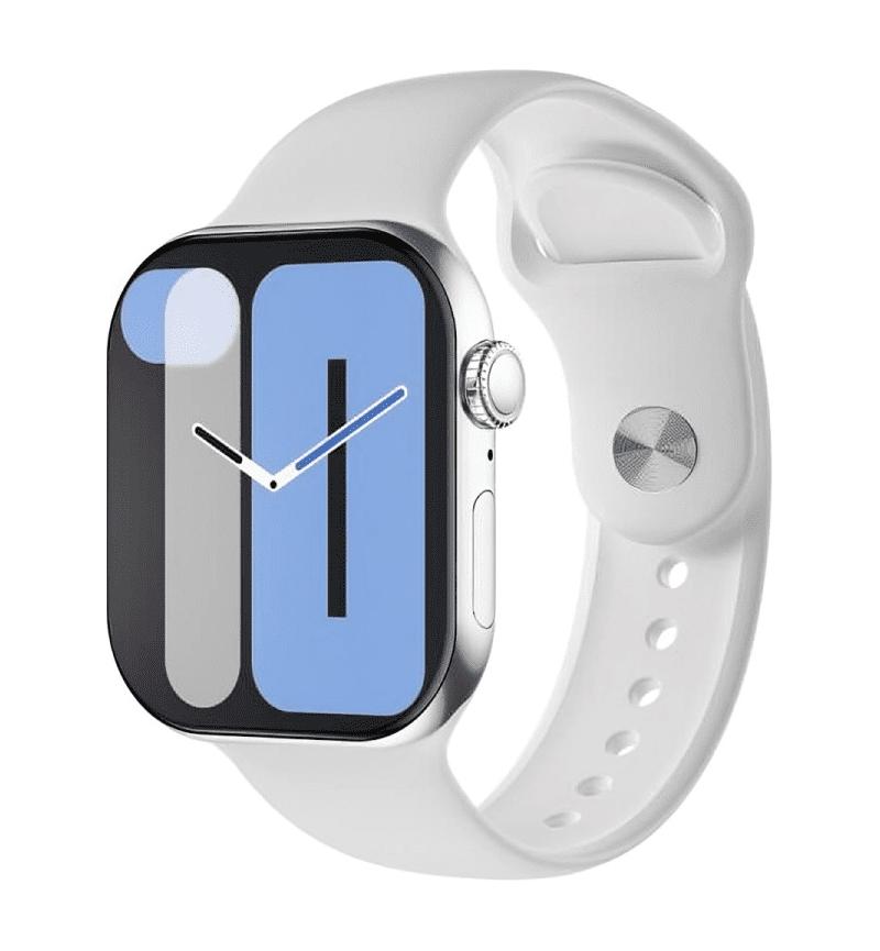 Front view of Kalobee GW-X Series 10 smart watch with 3D menu navigation interface visible.

