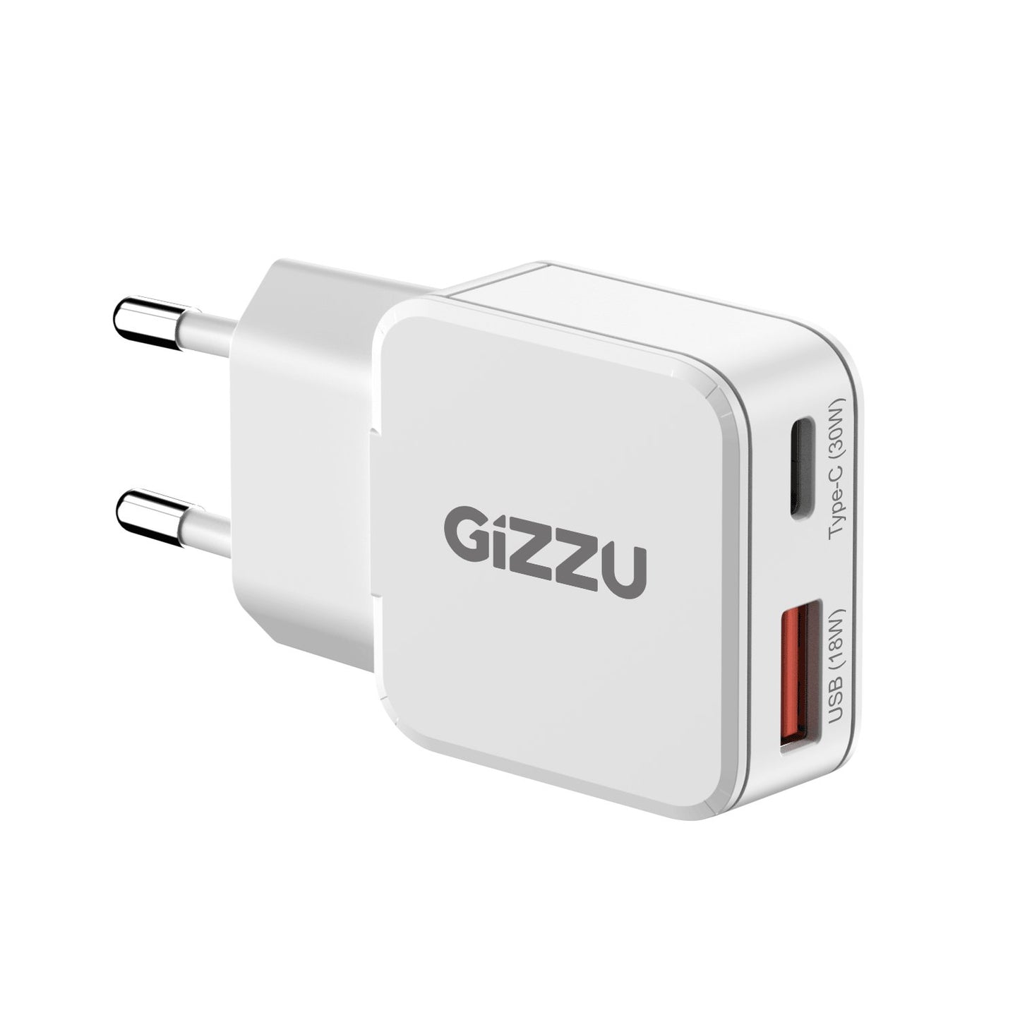 Gizzu 2-Port 30W GaN Wall Charger