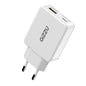 Gizzu 2-Port 65W GaN Wall Charger with USB-C PD Fast Charging Compact Design