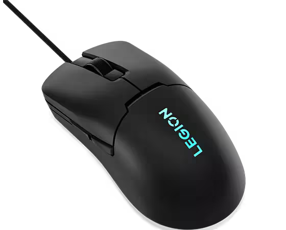 Lenovo Legion M300s RGB Gaming Mouse – Lightweight, Ambidextrous, 8000 DPI, 6 Buttons – Black for ultimate gaming precision.