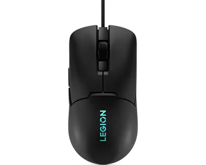 Lenovo Legion M300s RGB Gaming Mouse – Lightweight, Ambidextrous, 8000 DPI, 6 Buttons – Black, perfect for gamers.