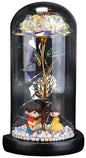 Glass Dome Night Light - Forever Serenading Lovers - VTS-SL