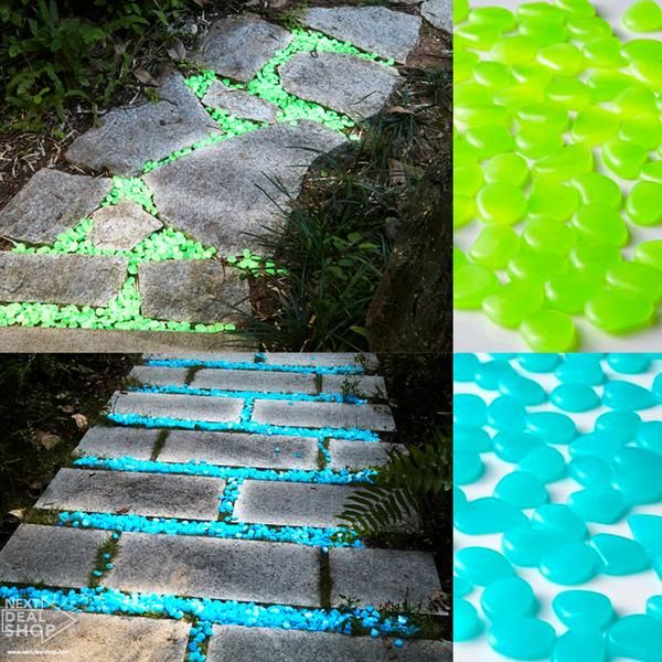 Glow-in-the-Dark Pebbles – Green Luminous Stones (250g)