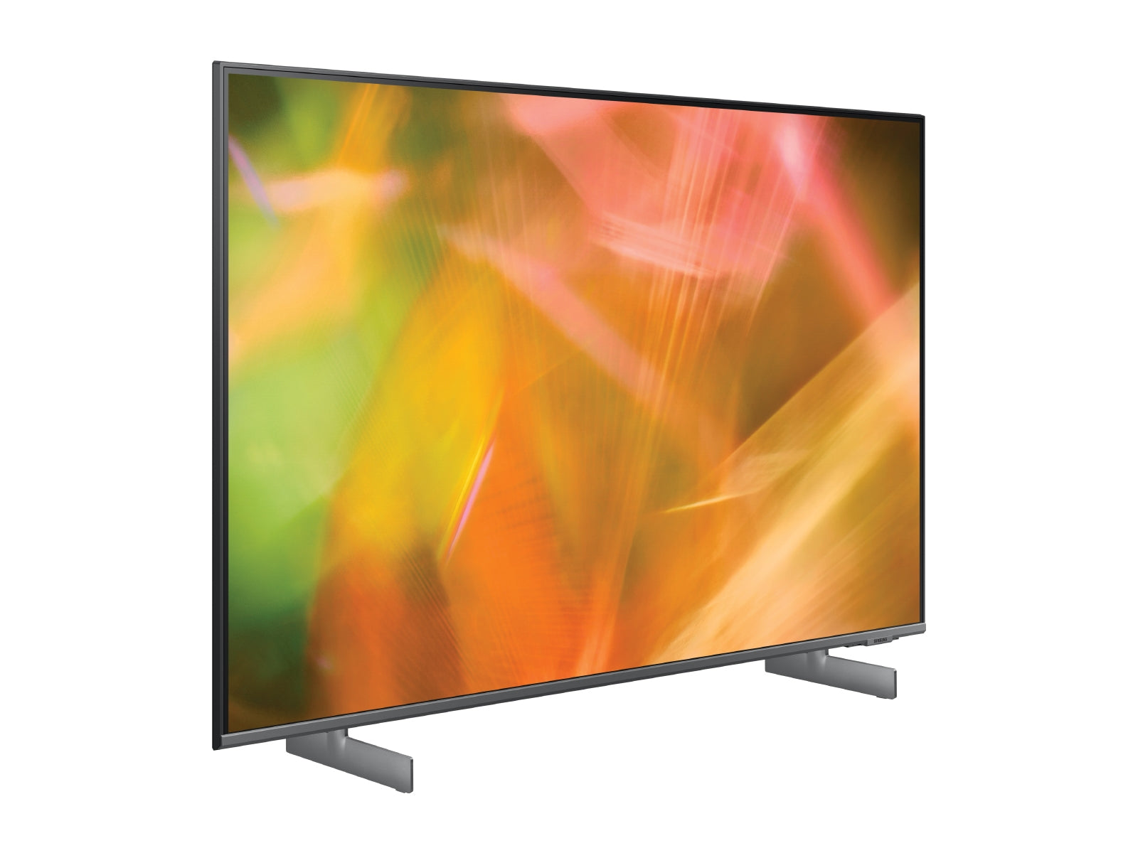 Side profile showing slim bezel-less design.

