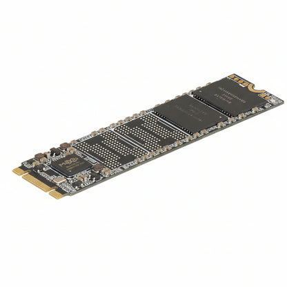 Front view of the Hikvision E100N 512GB M.2 SATA SSD.

