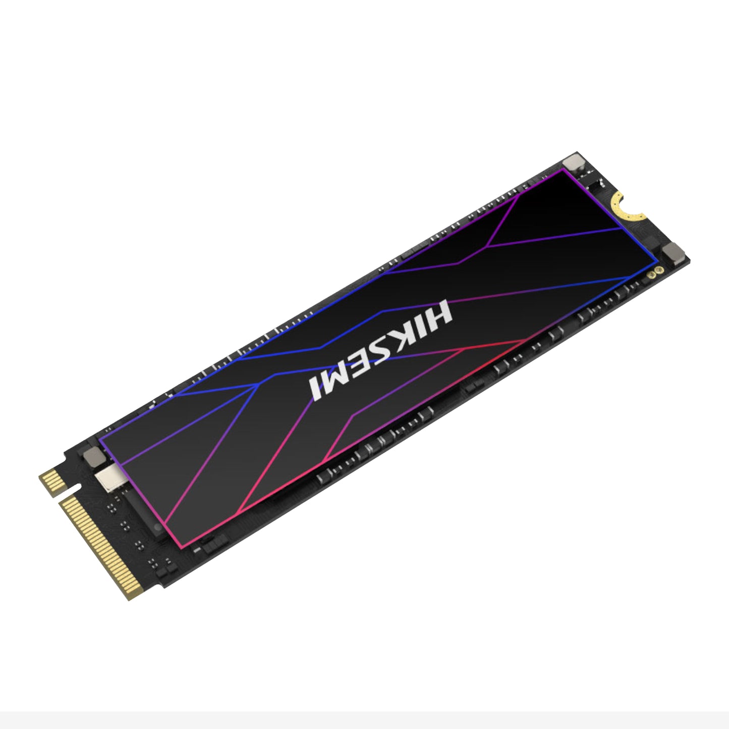 Computer memory module with 'Hiksemi' branding on a white background
