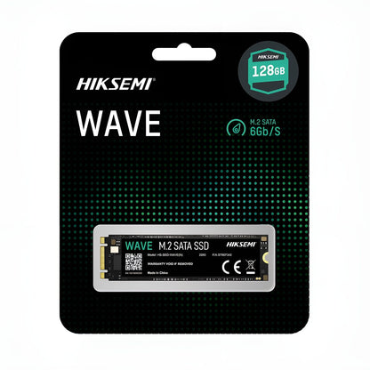 Hiksemi WAVE(N) 128GB M.2 2280 SATA III SSD, High-Speed 550MB/s Read, 3D NAND