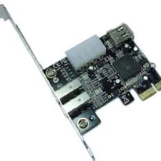 High-Speed PCI-E Firewire Expansion Card with 1x 4-Pin and 3x 6-Pin Ports - E0002