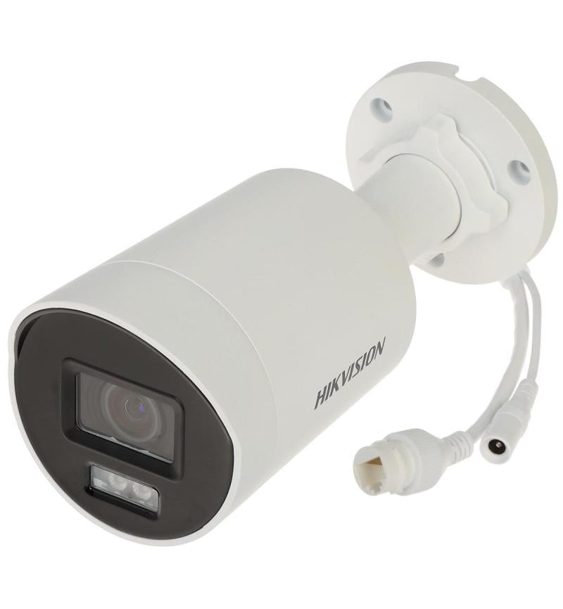 Hikvision 4MP 2.8mm Smart Hybrid Light with Colorvu Fixed Mini Bullet Network Camera - DS-2CD2047G2H-LI-2.8MM