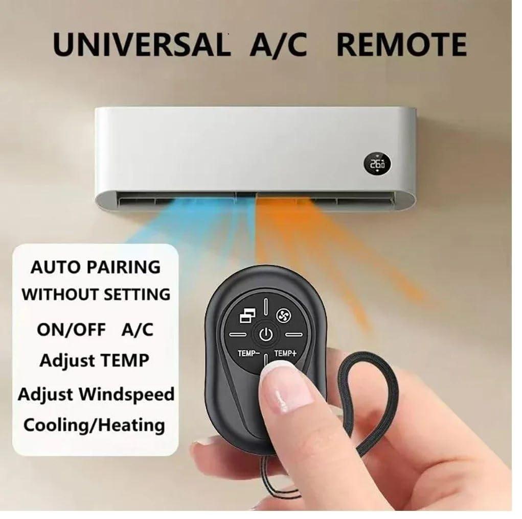 The remote with its attached lanyard for easy carrying.

