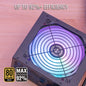 Aerocool KCAS PLUS Gold 650W RGB PSU - 80 Gold, Fully Modular, Silent Fan, RGB Lighting, PCIe 6+2PIN with efficient cooling.