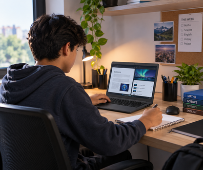 Mecer Z140C-Xpress-W2 14-inch laptop lifestyle view