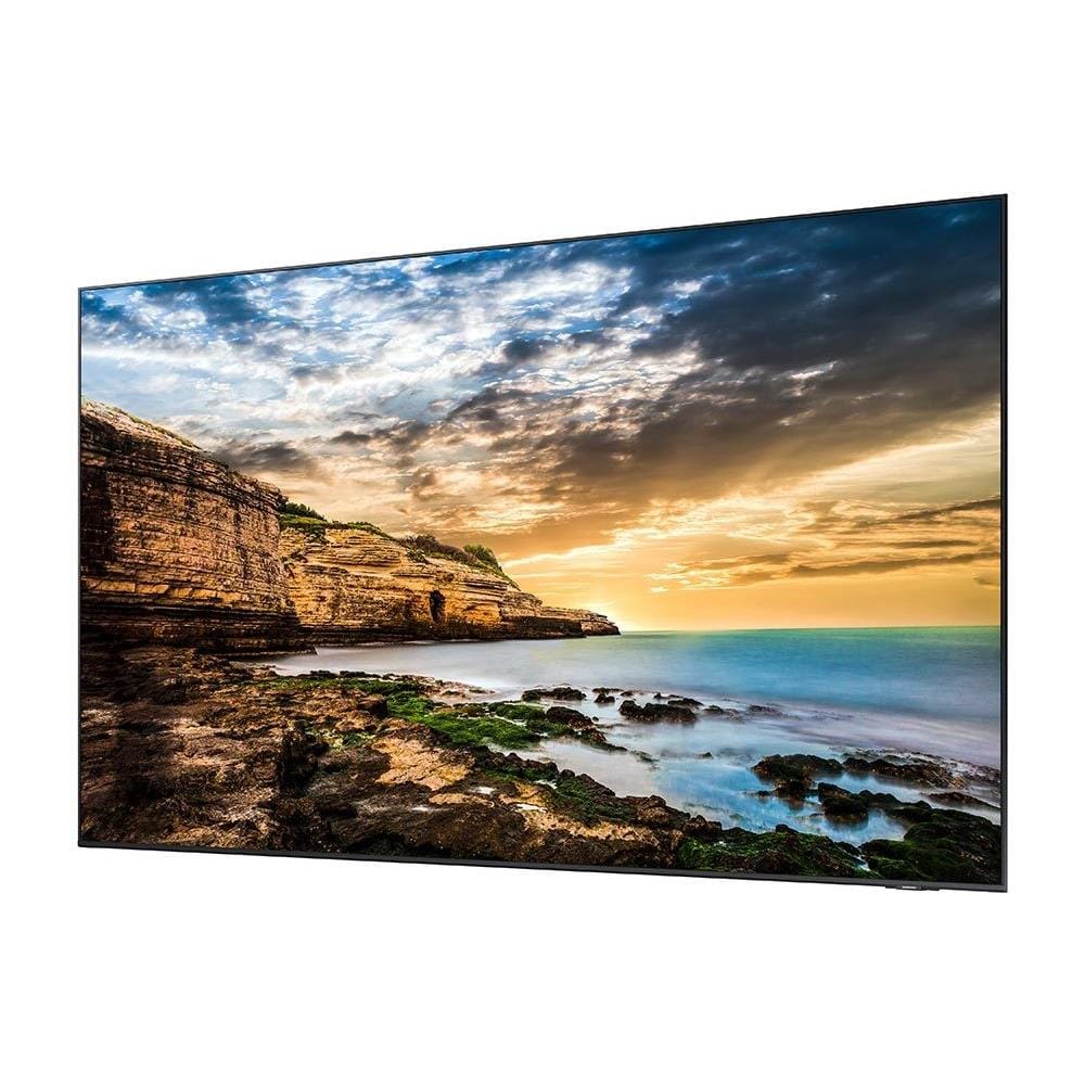 Display showing 4K UHD commercial content.

