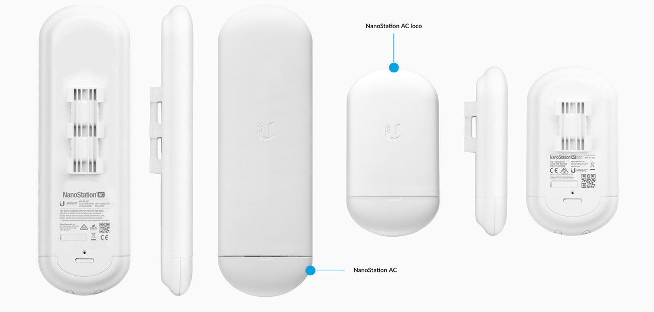 Ubiquiti LOCO5AC product image showing mounting and housing details