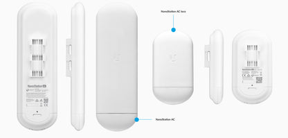 Ubiquiti LOCO5AC product image showing mounting and housing details