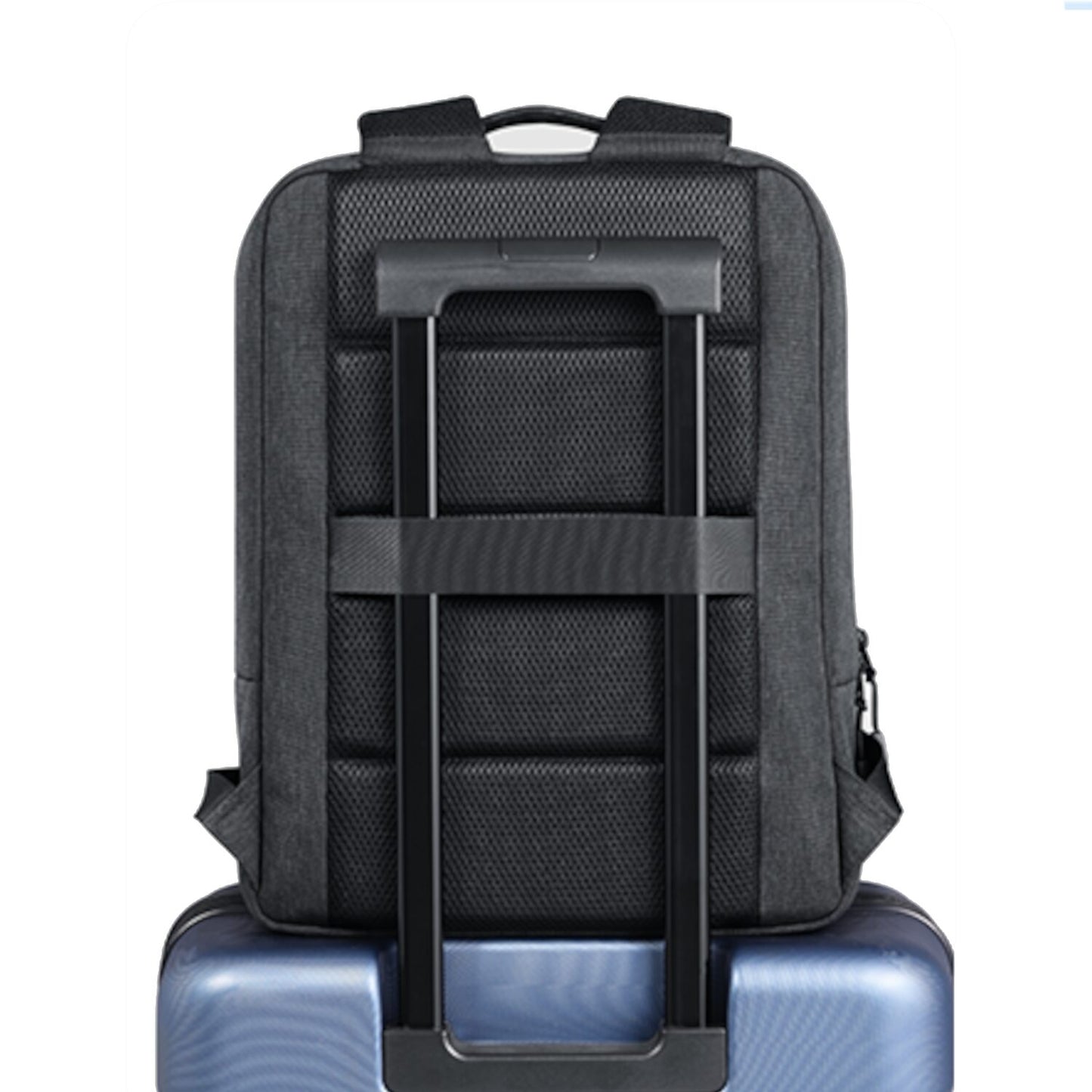 UGREEN Laptop Backpack B02 (Up to 15.6", Waterproof, YKK Zips, Wear-Resistant) features a sleek design and trolley strap.