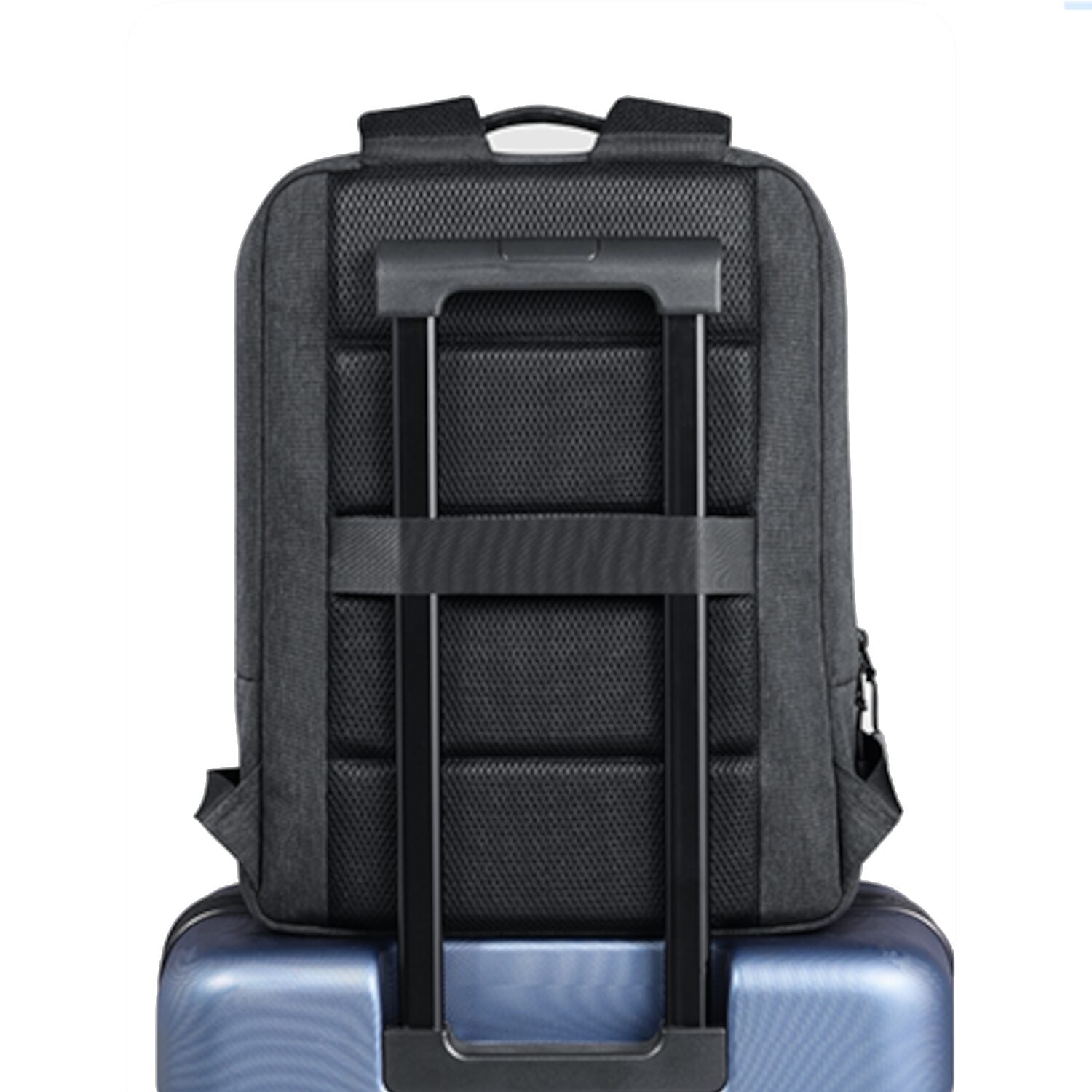 UGREEN Laptop Backpack B02 (Up to 15.6", Waterproof, YKK Zips, Wear-Resistant) features a sleek design and trolley strap.