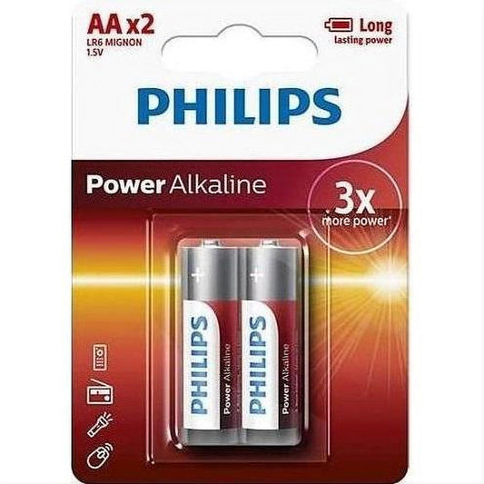 Philips LR6P2B/40 AA Power Alkaline batteries 2 pack