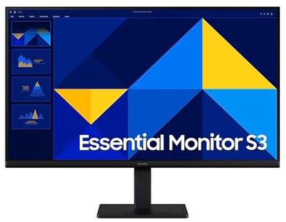 Samsung LS27D300GA 27'' FHD IPS Monitor; Borderless Design showcases vibrant visuals for enhanced productivity and entertainment.