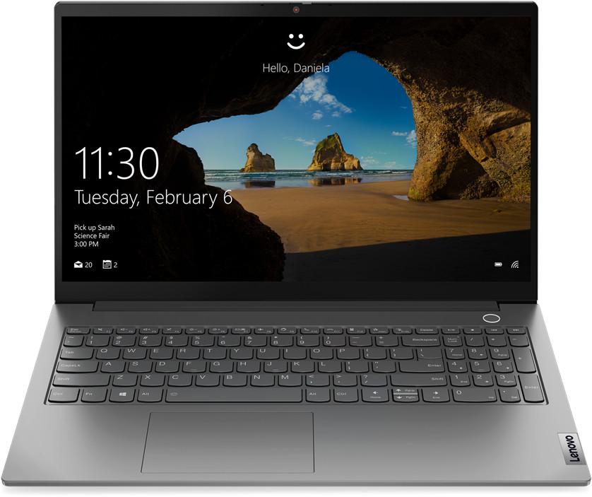 Lenovo 15.6-Inch ThinkBook i5, Windows Pro, Fingerprint Reader -20VE00PNSA-L - Mineral Grey, perfect for productivity on-the-go.