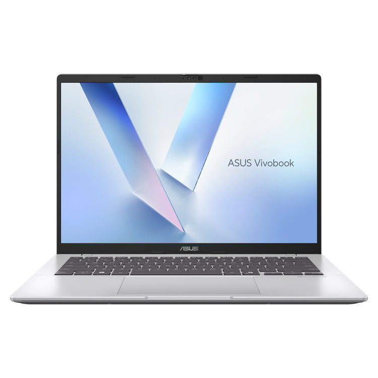 ASUS Vivobook 14 M1407GA Ryzen AI 7 445 16GB 512GB Laptop (M1407GA-716512S0W) – Cool Silver notebook front view