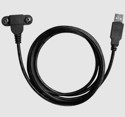 Side profile showing the compact magnetic connector design.

