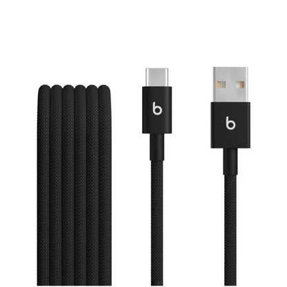 Beats by Dr. Dre 1.5m USB-A to USB-C Woven Charging Cable Bolt Black