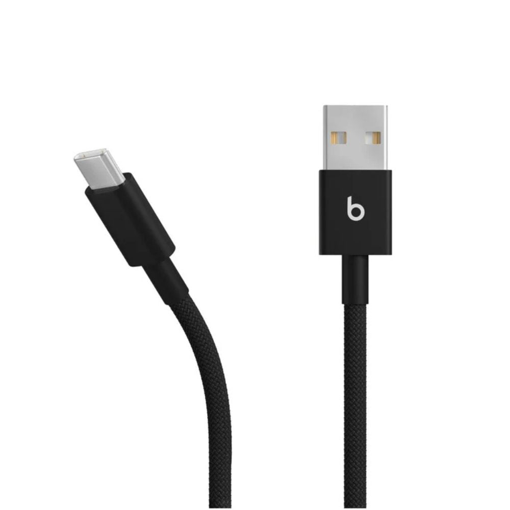 Beats by Dr. Dre 1.5m USB-A to USB-C Woven Charging Cable Bolt Black